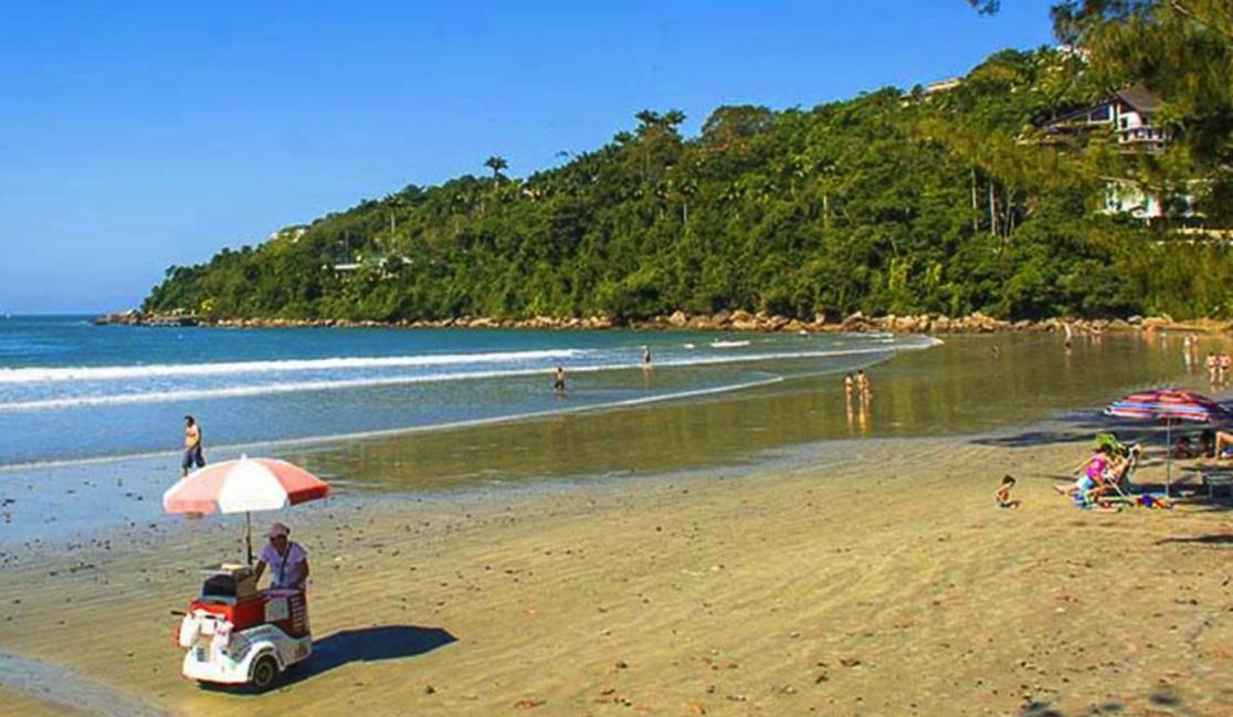 Apartamento aconchegante Praia das Toninhas Ubatuba Exterior foto